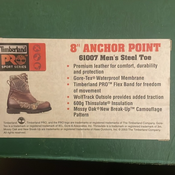 Timberland PRO Camouflage Work Boots-brand new - Picture 7 of 9